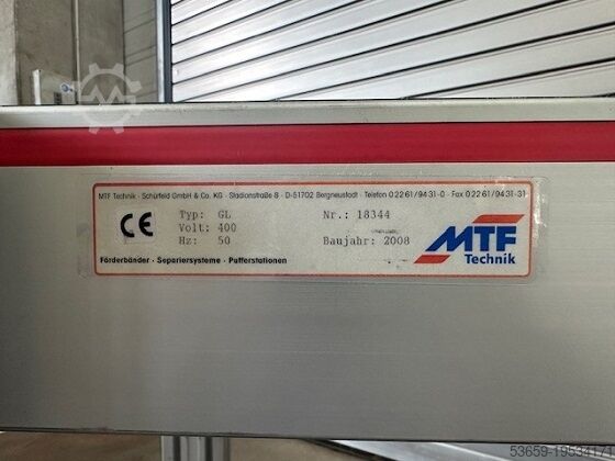 Конвейерные ленты MTF Technik MTF Förderband GL2100 x 420, 2008