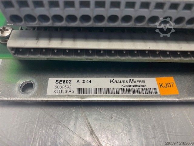 Электронные карты KraussMaffei Krauss Maffei SE502 MC4 Ablaufsteuerung / 5089592