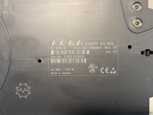 Электронные карты Keba Keba Eingangskarte DI 470/A Kemro K2-400 / 054943