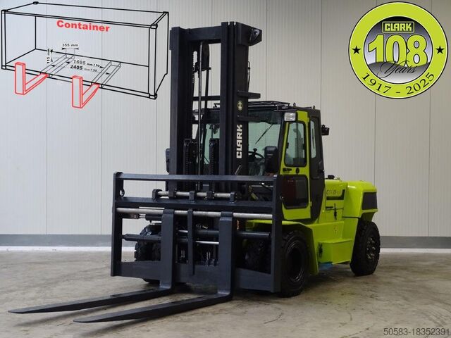 Дизельный вилочный погрузчик Clark C80D900 - TRIPLEX - NEU