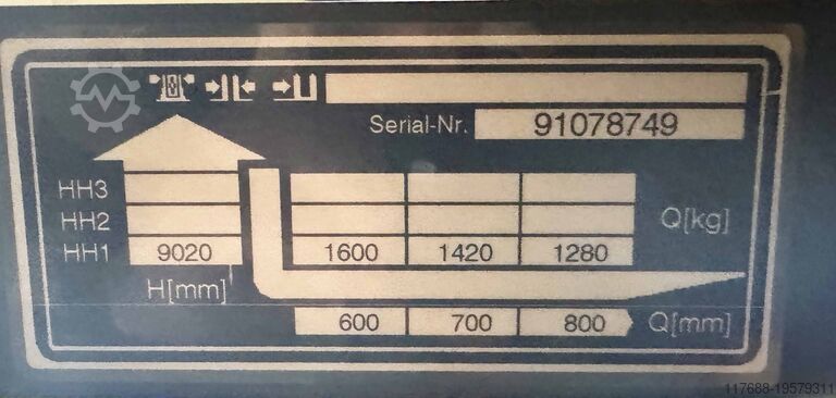 Ричтрак Jungheinrich ETV 216 - Service Neu - 6.566 Std.- 9,02m Hub -Batterie 80%