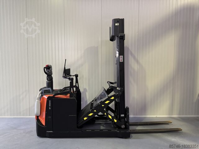 SPE 120 XR * ДЕМОНСТРАЦИЯ !! Выдвижная мачта + наклонные вилы !! TOYOTA SPE 120 XR *  DEMO !! REACH - MAST  +  Tilting Forks !!