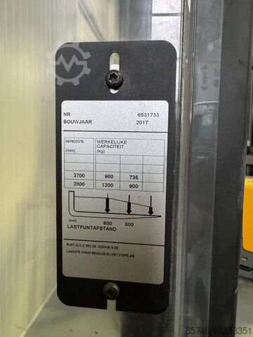 SPE 120 XR * ДЕМОНСТРАЦИЯ !! Выдвижная мачта + наклонные вилы !! TOYOTA SPE 120 XR *  DEMO !! REACH - MAST  +  Tilting Forks !!