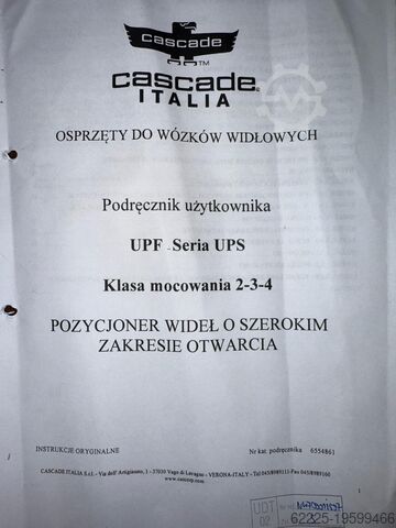 Позиционер вил Cascade UPF3 Cascade UPF3-0508