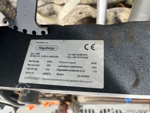 Позиционер вилки *Sonstige Hagabergs D2-20/900 LINDE 1120