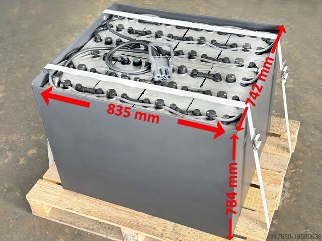 Аккумулятор для вилочного погрузчика 48В 6PZS 930Ач - DIN A Linde E18 E20 V - Toyota/BT RR Akku - Garantie
