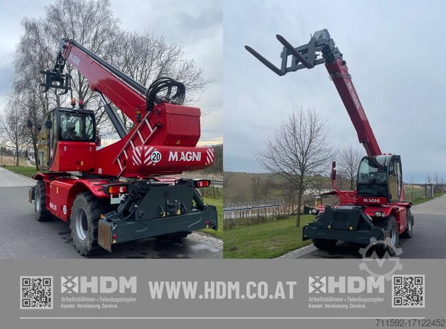 Телескопический манипулятор с возможностью поворота Magni RTH 6.25