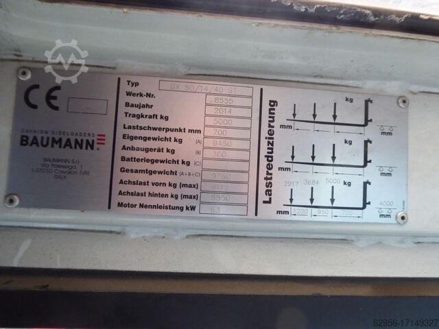 Sideloader Baumann GX50/14/40 ST