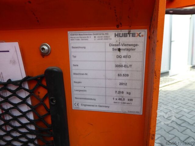 Четырехсторонний боковой загрузчик Hubtex DQ40-D