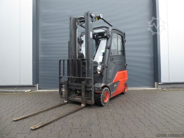 Электрический 3-колесный вилочный погрузчик Linde E16P-02