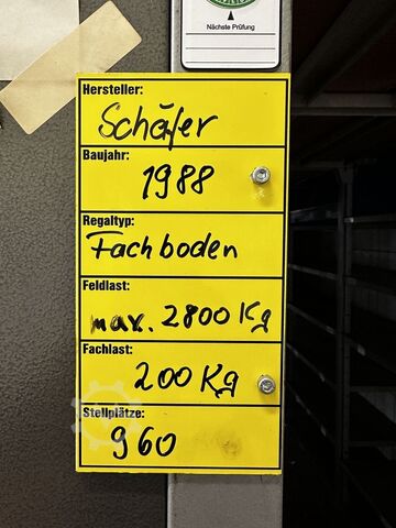 Прочная полка SSI Schäfer Fachbodenregal