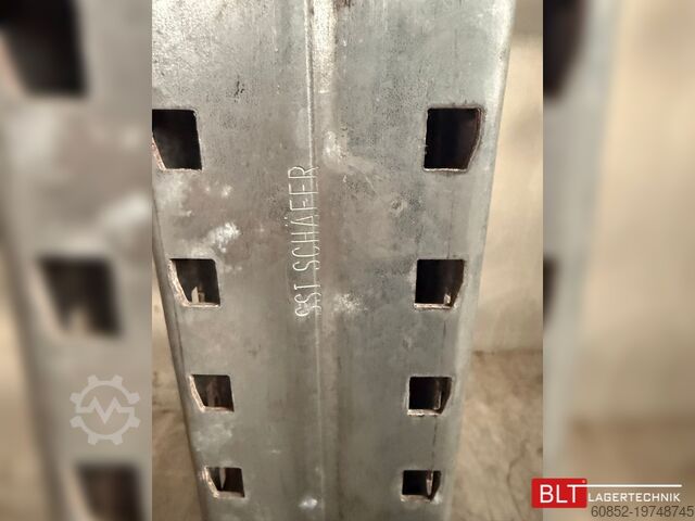 Промышленный стеллаж для тяжёлых грузов 93 lfm SSI Schäfer PR600 Palettenregale H:1150cm , 4000 kg Fachlast Hochregale