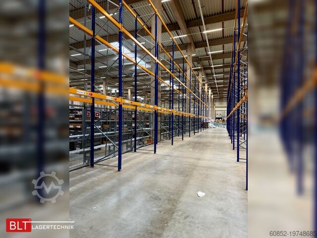 Прочная полка 30,8 lfm Jungheinrich MPB Palettenregale H:645cm 1800kg Fachlast Schwerlastregale