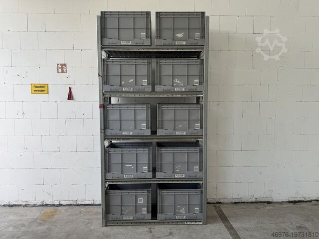 2 600 × 500 мм / 5 уровней / 1,34 погонных метра. Dexion HI280 Kistenregal Kommissionsregal Regale