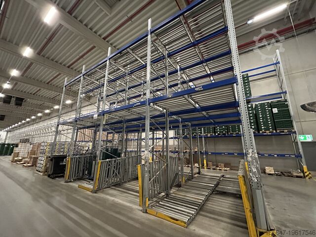 Поточный стеллаж PDS Pushback Flow BITO Palettendurchlaufregal