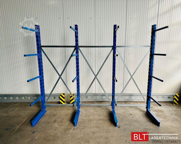 Консольная стойка ca. 3,15 lfm. Kragarmregal Langgutregal H: 250 cm 140 kg/Arm META Multistrong