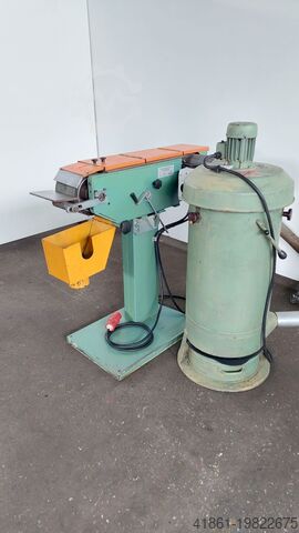 Ленточно-шлифовальный станок по металлу с вытяжкой INDUMASCH 122.4