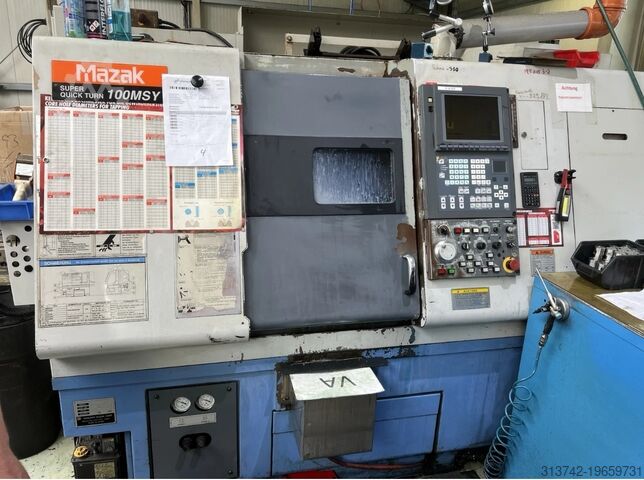 Токарный станок с ЧПУ Mazak SQT 100 MSY super quick Turn