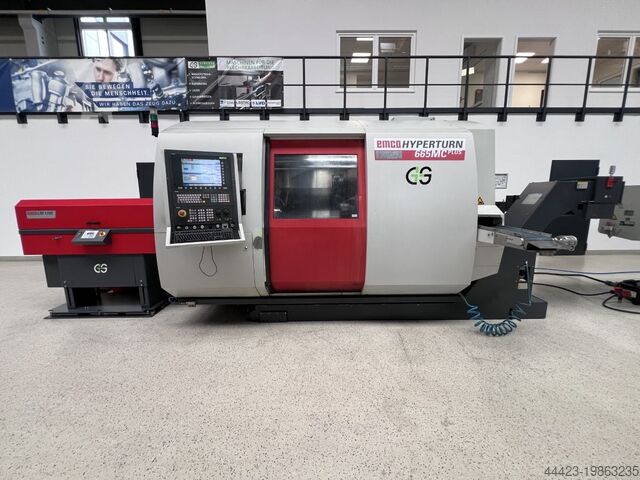 Токарный станок с ЧПУ EMCO Hyperturn 665 MC plus