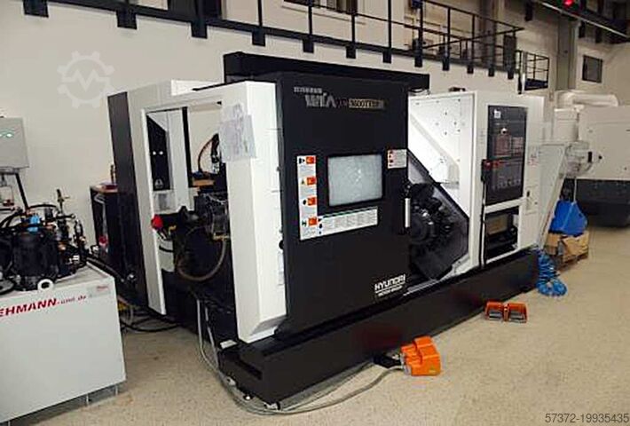 Двухшпиндельный токарный станок с ЧПУ Hyundai LM 1600 TTSY