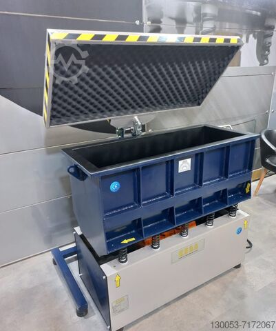 Вибрационная машина для финишной обработки поверхностей  ZTV250 Trough type vibratory machine
