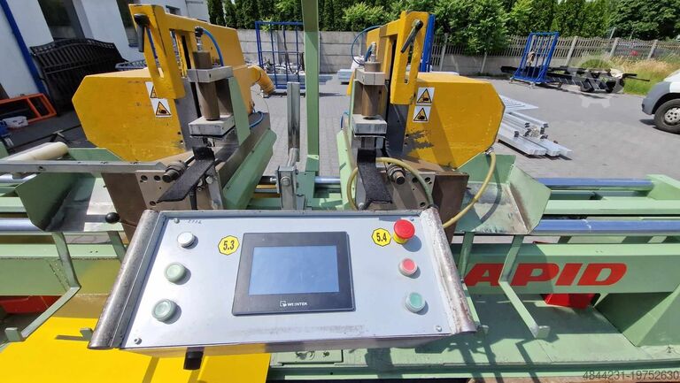 Rapid, двухголовая пила, двойная торцовочная пила Rapid dgl