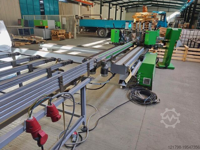 Линия по производству окон и дверей из UPVC Risus-Wegoma-CBM-HAYA-OMC RKT-8000,RK-1080,RYL-1050,WPA4