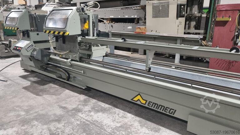 электронная двухголовочная режущая машина Emmegi Twin electra