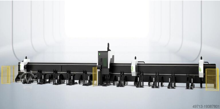 Машина для лазерной резки труб DPL Tube-12050 6/12 kW 4 Spannfutter