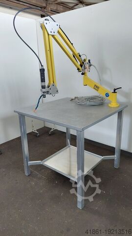 Гидравлический настольный сверлильный станок с подъемным столом для нарезки резьбы CMA LCN-M 8