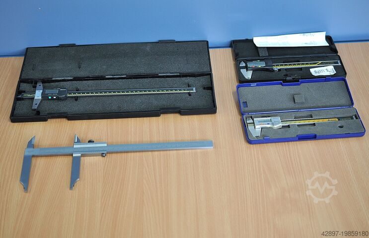 Цифровой глубиномер, штангенциркуль Mitutoyo, Garant, Expert Konvolut Schieblehren