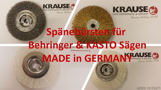 Щетки для удаления стружки - пилы Behringer и Kasto Spänebürsten Behringer & Kasto Sägen Für Behringer und KASTO Sägen