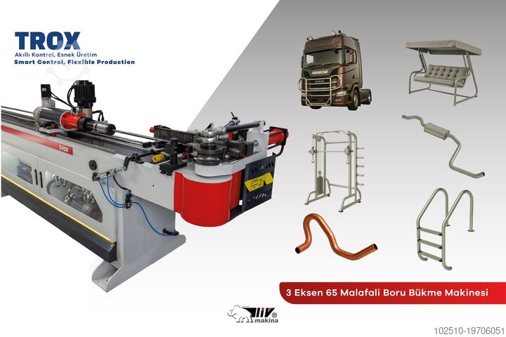 Трубогибочный станок Liv Makina 3 Axis 65 CNC TROX