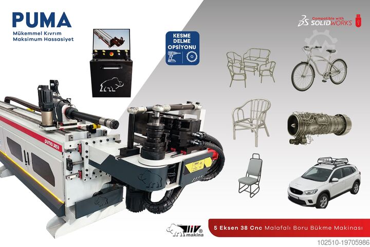 Трубогибочный станок Liv Makina LVH 38 CNC R3 5 Axis (PUMA)