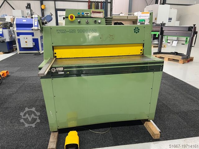 гильотинные ножницы HM Machinery wks 1000/4