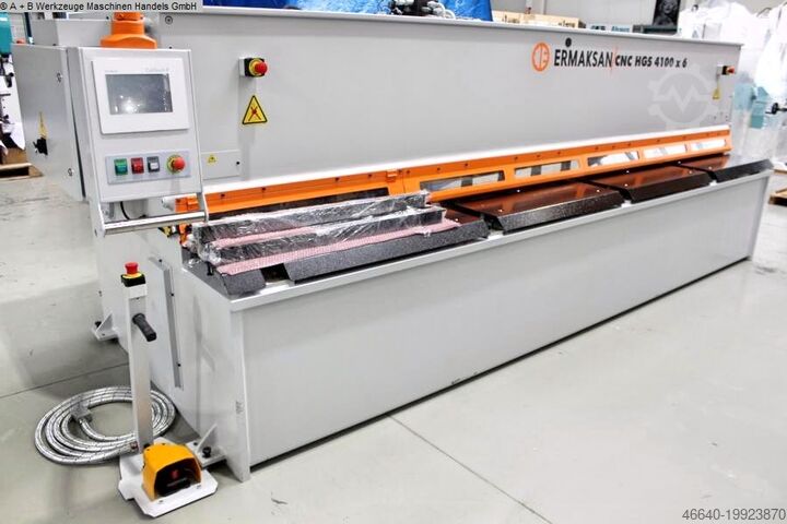 Гильотинные ножницы - гидравлические ERMAK CNC HGS 4100-6