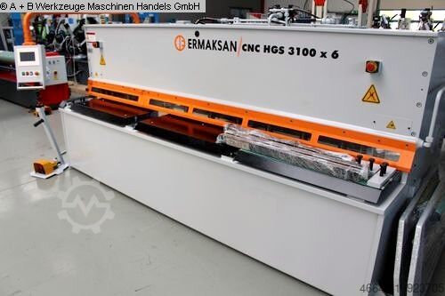 Гильотинные ножницы - гидравлические ERMAK CNC HGS 3100-6 HH