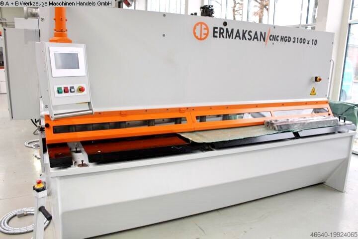 Гильотинные ножницы - гидравлические ERMAK CNC HGD 3100-10