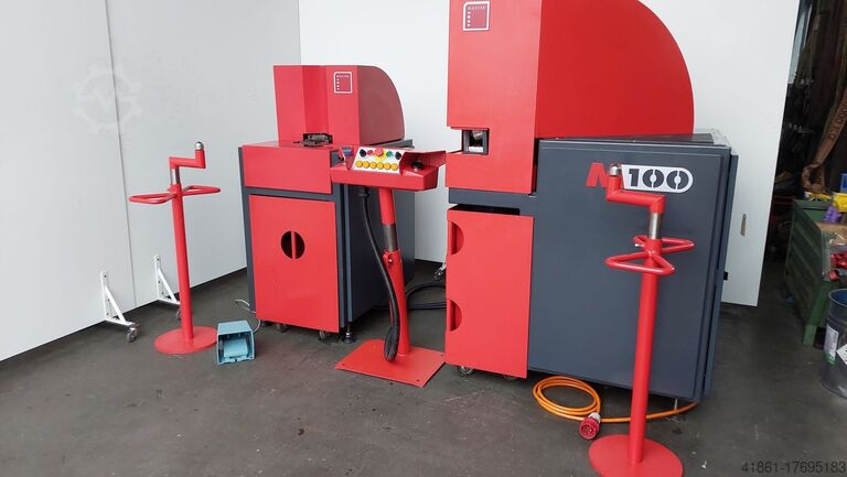 Двухпозиционная угловая формовочная машина Hydr. GFI EDGEMASTER M 100