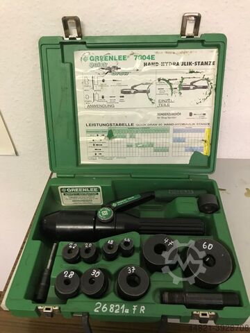 Пробивной пресс, ручной гидравлический GREENLEE 7804 E