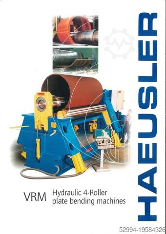 Гибочные валки Haeusler VRM-HY-N - 3000 x 20 mm CNC