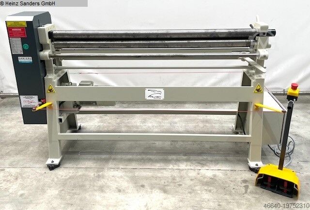 Станок для гибки листового металла - 3 ролика FALKEN IR 1550 x 75