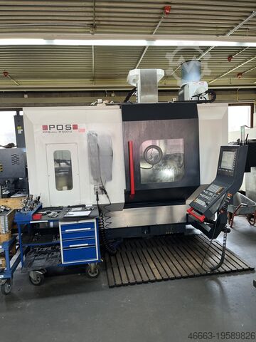 5-осевой обрабатывающий центр с ЧПУ + внутренний подвод СОЖ (IKZ) Posmill H500U