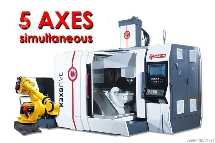 Универсальные фрезерные станки и ЧПУ Huron K3X8F X: 780 - Y: 700 - Z: 500 mm CNC