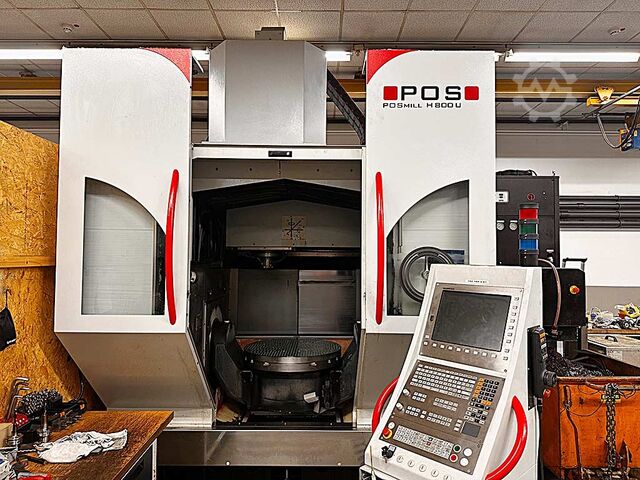 5-осевой обрабатывающий центр с ЧПУ POS POSMill H 800 U