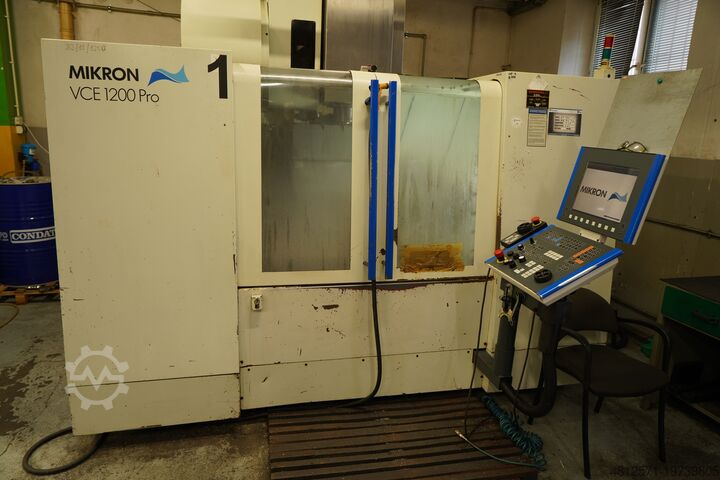 вертикальный обрабатывающий центр Mikron Mikron VCE 1200
