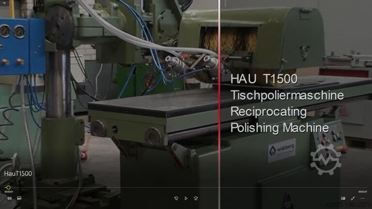 Полировальная машина HAU T1500 Tischpoliermaschine