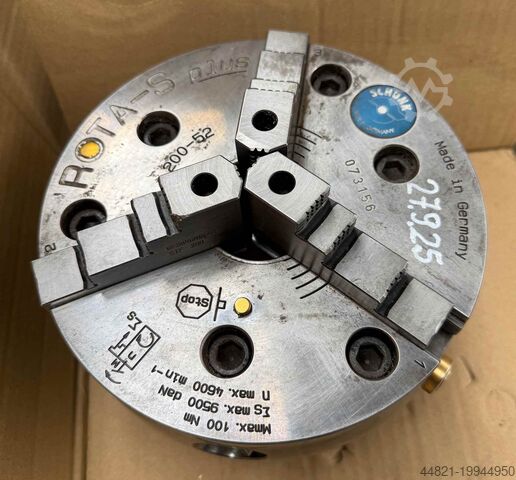 Трехкулачковый патрон SCHUNK ROTA-S Plus