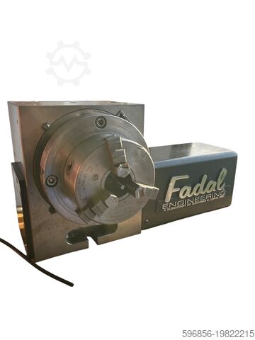 CNC поворотный стол Fadal VH65 с патроном Röhm Ø125 – 4-я ось Stół obrotowy CNC Fadal VH65 z uchwytem Röhm Ø125 – 4 oś 