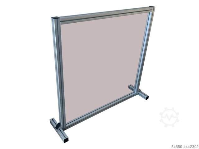 Стена защиты от заражения Вирусный акрил die magnetprofis Model 1000 x 1000mm